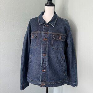 PENDLETON Denim Blue Jean Trucker Jacket Size XL